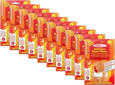 Produktbild von 10x Wärmepflaster Regelschmerzen Schmerzpflaster Wärmepads Unterleib