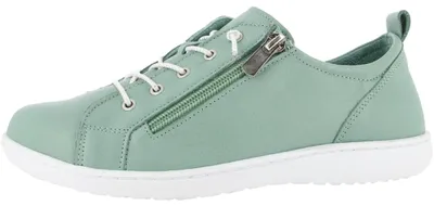 Produktbild von Andrea Conti Damen Sneaker aus Leder mit Reißverschluss und Wechselsohle 0341043, Größe:40 EU, Farbe:Grün