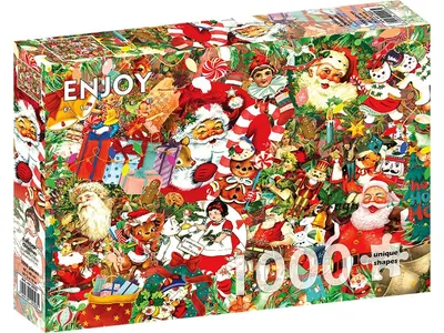 Image de Puzzle 1000 pièces Enjoy – Un Noël Vintage
