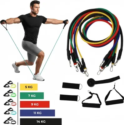 Zdjęcie produktu dla Zestaw Ekspanderów 11 Szt. X-Sport Plus