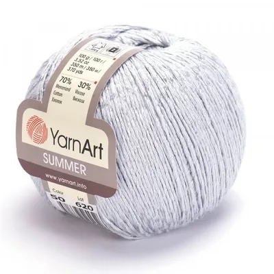 Produktbild von Yarn Art Summer 50 Grey Strickgarn