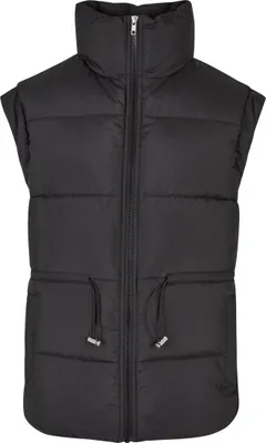 Produktbild von Urban Classics Ladies - Waisted Puffer Weste schwarz - XS