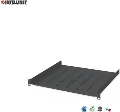 Immagine prodotto di Scaffale rack Intellinet 19" 400 mm 1U perforato, nero