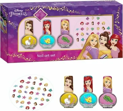 Produktbild von Cartoon Disney Princessas Set von 4 Nagellacke