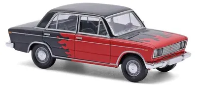 Produktbild von Busch 50567 - 1/87 / H0 Lada 1600, Flammen - Neu
