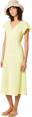 Produktbild von Rip Curl Damen Maxikleid PREMIUM SURF LONG DRESS, Größe:L, Farben:9328 bright yellow