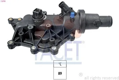 Produktbild von FACET Thermostat Kühlmittel 89°C für RENAULT Clio III Schrägheck (BR0/1, CR0/1) TWINGO II (CN0) CLIO II (BB0/1/2, CB0/1/2) MEGANE III Grandtour