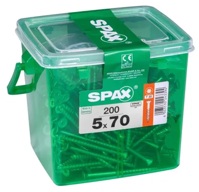 Produktbild von Spax Universalschrauben 5.0 x 70 mm TX 20 - 200 Stk.