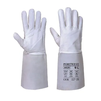 Produktbild von Portwest A520 Premium Tig Schweißer-Stulpenhandschuh Grey Gr. XXL