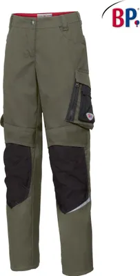 Produktbild von BP® Arbeitshose für Damen - oliv/schwarz - 48n