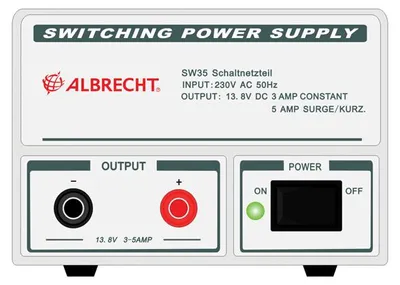 Zdjęcie produktu dla Zasilacz impulsowy Albrecht SW 35, 3–5 A, 13,8 V