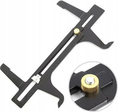 Produktbild von LUXTOM | Bremstrommel-Messlehre, 160-360mm, Schwarz, für Trommel- bremsen