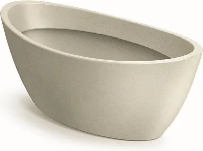 Image de Pot de fleurs ARIA OVAL 40 cm - Couleur : sable