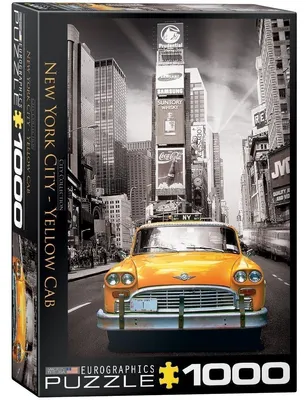 Immagine prodotto di Eurographics Puzzle New York City Yellow Cab, 1000 Teile, 68 x 48 cm, 6000-0657