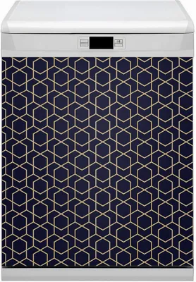 Obrázek produktu pro Magnetická fólie na magnety do myčky nádobí Magnet do myčky nádobí 60x70 cm dekor - zlatý vzor