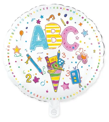 Produktbild von Folienballon Schulanfang ABC 43cm