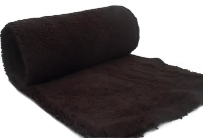 Obrázek produktu pro Minky Sherpa Lamb Faux Fur Black 50x160 cm