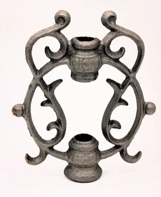 Produktbild von UHRIG Wundervoller Gartensticker, stilvolles Ornament aus Gusseisen für z.B.  Zaun, Geländer uvm.