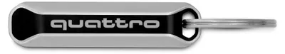 Produktbild von Audi Collection Audi 3182100500 Schlüsselanhänger quattro Logo Keyring, schwarz/