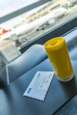 Immagine prodotto di Tazza da viaggio in acciaio inossidabile 430 ml, gialla