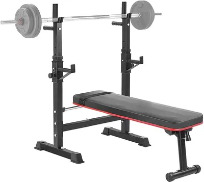 Immagine prodotto di Panca per esercizi - Panca per pesi - Panca da allenamento - Panca per forza - Panca per palestra - Supporti regolabili per pesi