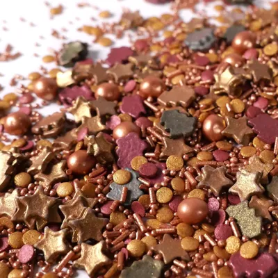 Produktbild von Streuselheld Advent, Advent 120g Streusel zum Dekorieren und Verzieren von Gebäck aller Art wie Torten Kuchen Keksen Zuckerstreusel
