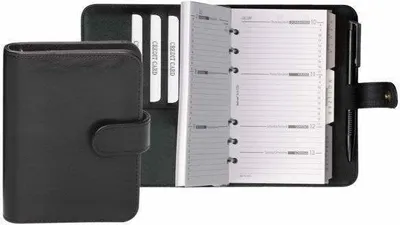 Produktbild von bind Terminplaner Modell 16501 A6 Kalender 2026 schwarz