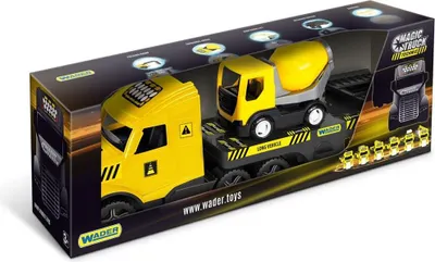 Zdjęcie produktu dla Magic Truck Technic laweta z betoniarką
