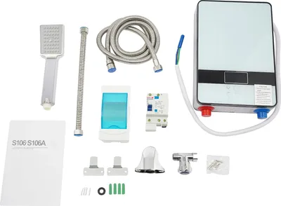 Obrázok produktu pre Elektrický ohrievač vody, nástenný, LED ukazovateľ teploty, BIELY
