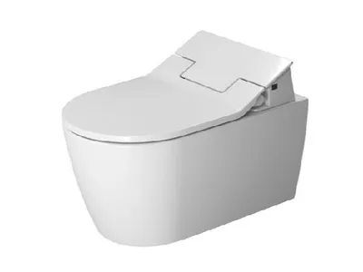 Obrázek produktu pro Bidetové WC set DURAVIT ME by Starck otevřený splachovací kruh bílá vč. WC prkénka 631000002004300