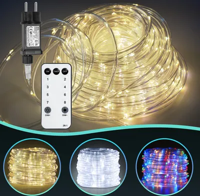Immagine prodotto di SWANEW LED luce di corda all'aperto/interno matrimonio decorazione fata luci corda lampada luce bianco caldo 10m
