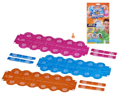 Obrázek produktu pro Nerf Super Soaker Better Than Balloons, Vodní balónky, Vícebarevný, 3 rok/roky, 108 kusů