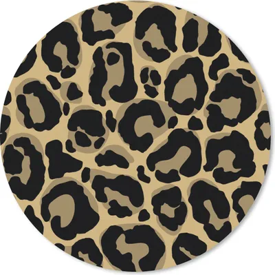 Produktbild von MuchoWow® Mauspad Mousepad Pantherdruck - Muster - Leopard 20x20 cm - Mousepads - Maus Mat - Pad - Mausunterlage - Schreibtischmatte