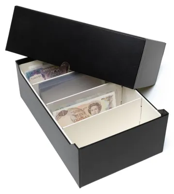 Produktbild von Archivbox LOGIK für 500 Banknoten, schwarz
