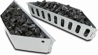 Produktbild von Kohlekörbe für Weber 7403, One Touch, Master Touch und alle anderen Holzkohlegrills (47, 57, 67 cm), geeignet für direkte und indirekte Hitze, 2er-Pack