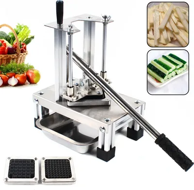 Produktbild von Řezací stroj na hranolky z nerezové oceli Řezací stroj na hranolky Vertikální řezací stroj na brambory Řezací stroj na hranolky Ovocná zelenina Řezací