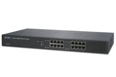 Immagine prodotto di PLANET GSW-1601 - Switch - nicht verwaltet - 16 x 10/100/1000 - Desktop