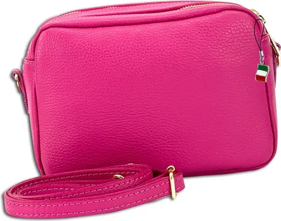 Image de Florence Sac en cuir Sac à bandoulière rose OTF809P