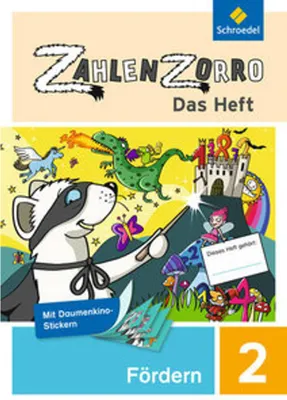 Produktbild von Zahlenzorro 2. Förderheft - Das Heft
