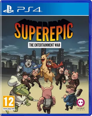Produktbild von Numskull Games SuperEpic: The Entertainment War, PlayStation 4, T (Jugendliche), Physische Medien