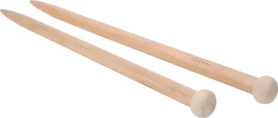 Obrázek produktu pro 1 pár dřevěných háčků, pletací jehlice, ruční tkalcovský stav na šálu, svetr, deku, 15 mm