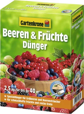 Produktbild von 2,5kg Gartenkrone Beeren & Früchte Dünger