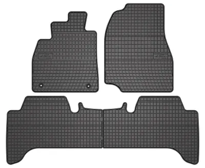 Productafbeelding van Rubberen automatten voor Toyota Land Cruiser J100 1998-2007 – 4-delig, zwart, op maat – Wielganizator SolidPRO