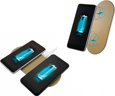 Produktbild von Wireless Charger Qi Ladegerät Induktive Ladestation Kabellos Iphone Samsung NEU