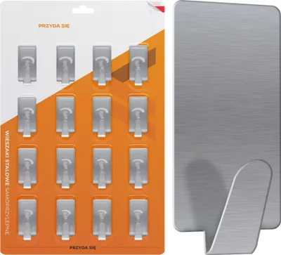 Produktbild von Selbstklebende Bügel Silber Aluminium Badezimmer Haken 16