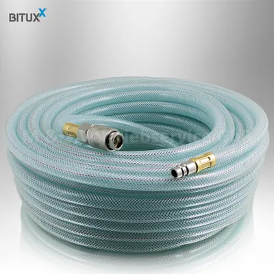 Produktbild von Bituxx 30 Meter PVC Druckluftschlauch mit 1/4 Schnellkupplung Kompressor Kompressoren Schlauch Leitung 30m MS-15946