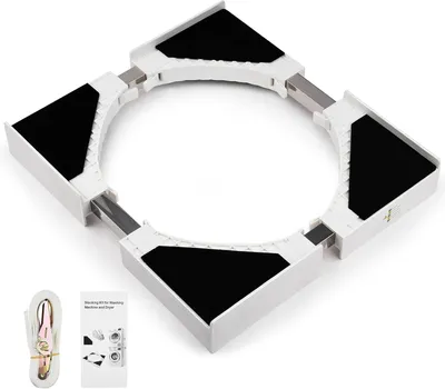 A movable base for a washing machine or dryer.
