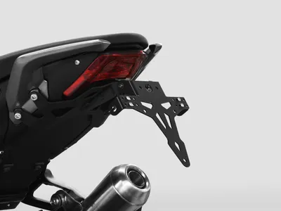 Kennzeichenhalter Für Motorrad – Robuster Stahl, Verstellbar | Kurzes Heck Design Für Schlankere Optik