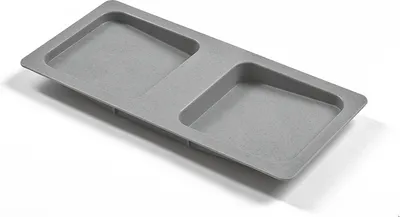 Image de Couvercle Hailo 1069619 pour poubelle d'intérieur 12 L, gris clair Allegro