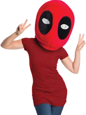 Obrázok produktu pre Plyšová maska Deadpool - jedna veľkosť